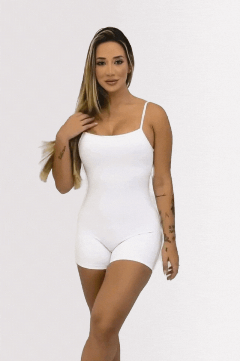 Macaquinho Fitness Le Bavi Classic Branco