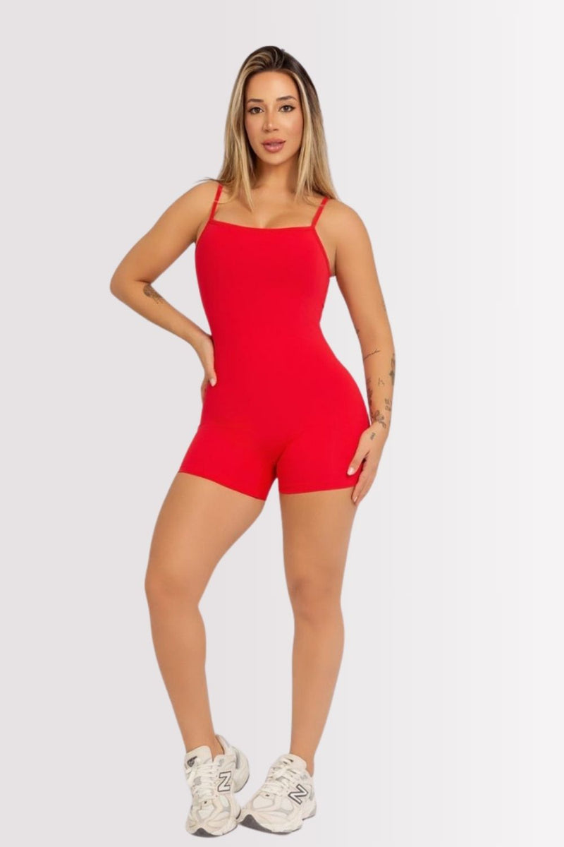Macaquinho Fitness Le Bavi Classic Vermelho