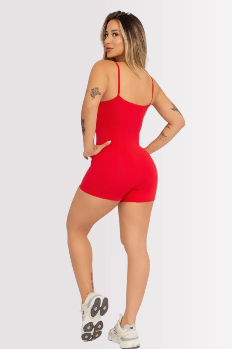 Macaquinho Fitness Le Bavi Classic Vermelho