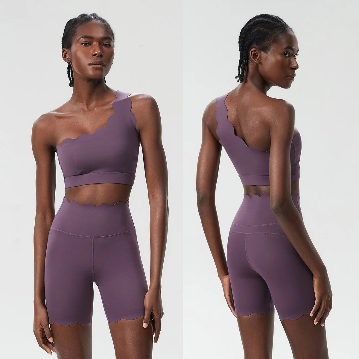 Conjunto Fitness 2 Peças – Lookinho Fresh de Alta Performance Roxo