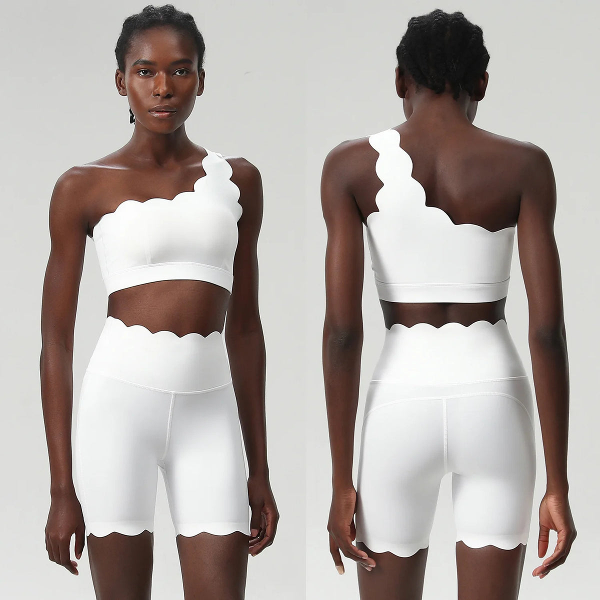 Conjunto Fitness 2 Peças – Lookinho Fresh de Alta Performance Branco