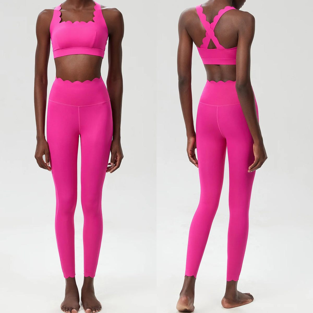 Conjunto Fitness Power Fit 2 Peças – Alta Compressão & Estilo Pink