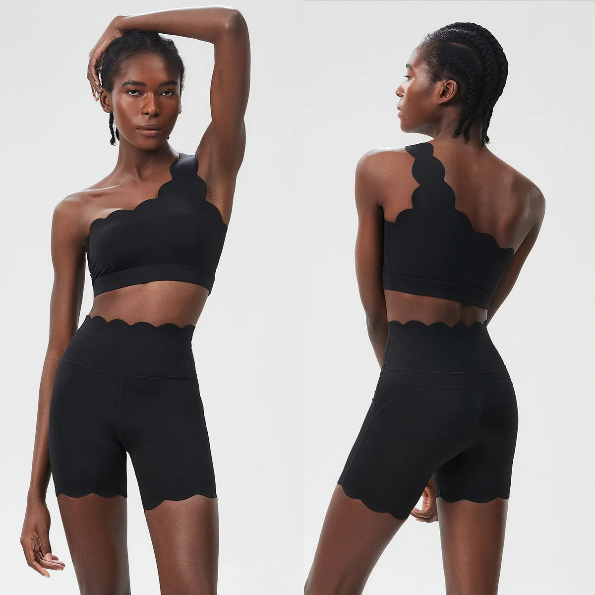 Conjunto Fitness 2 Peças – Lookinho Fresh de Alta Performance Preto