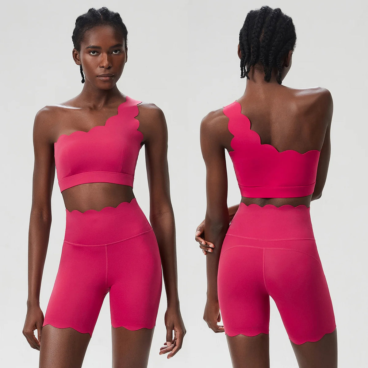Conjunto Fitness 2 Peças – Lookinho Fresh de Alta Performance Coral