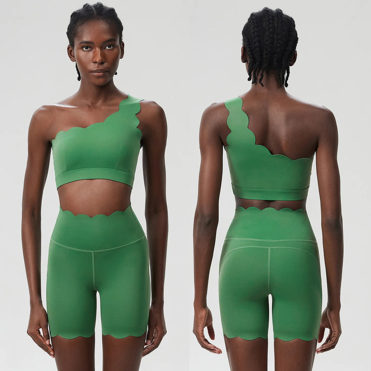 Conjunto Fitness 2 Peças – Lookinho Fresh de Alta Performance Verde