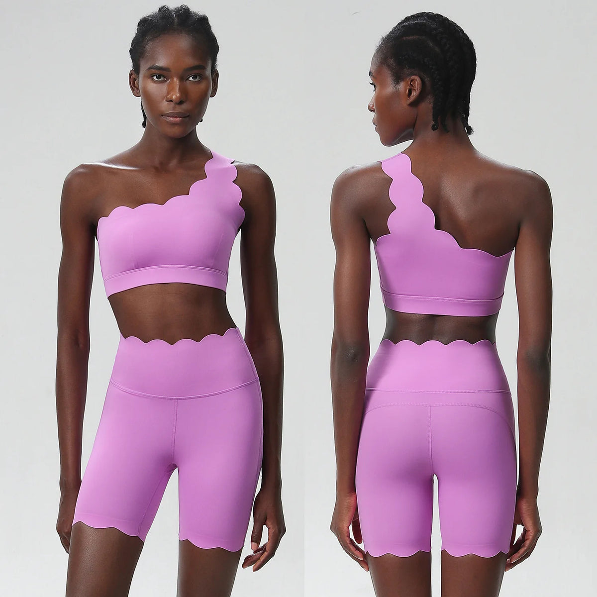 Conjunto Fitness 2 Peças – Lookinho Fresh de Alta Performance Rosa Chiclete