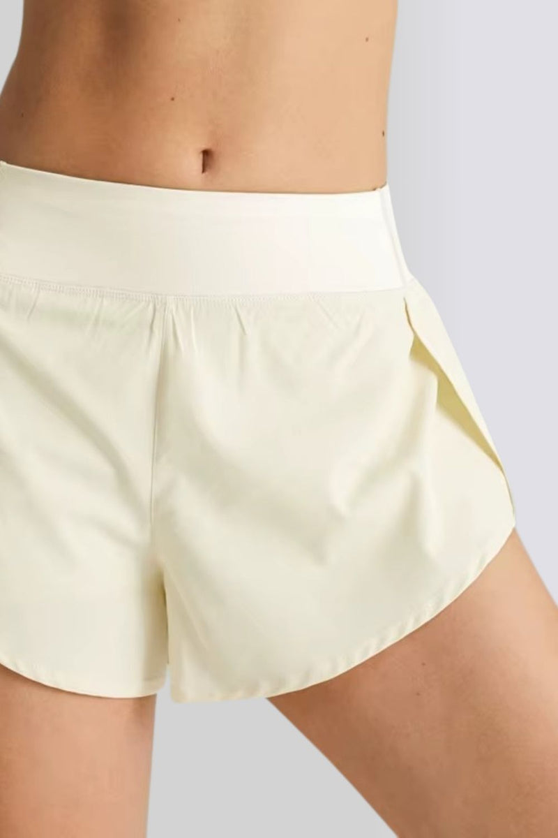 Shorts Feminino Running Dry Amarelo