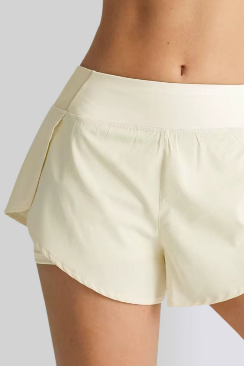Shorts Feminino Running Dry Amarelo
