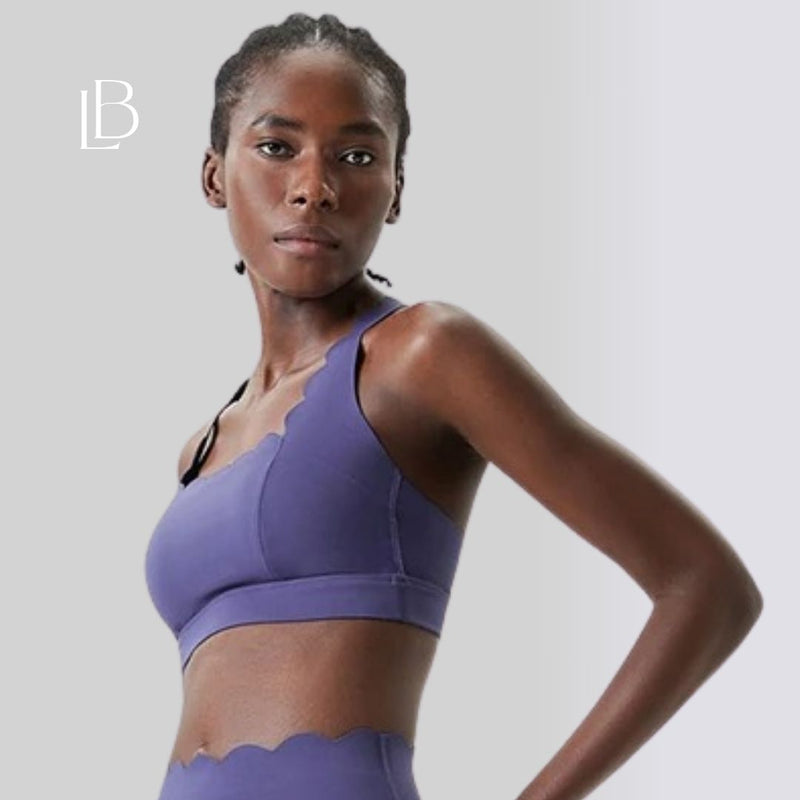 Top Fitness Square Elegance Azul