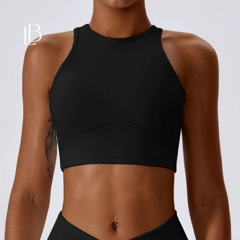 Top Fitness Feminino Sculpt Preto