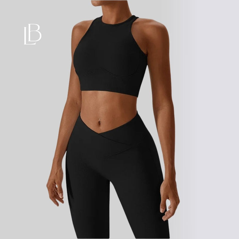 Top Fitness Feminino Sculpt Preto