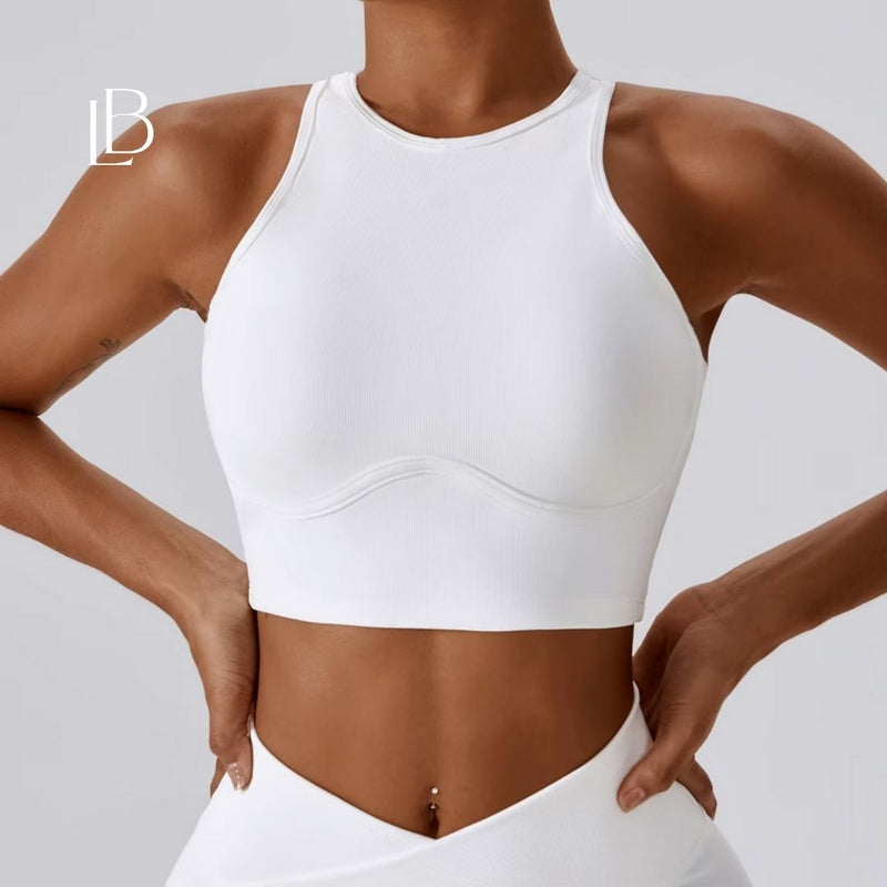 Top Fitness Feminino Sculpt Branco