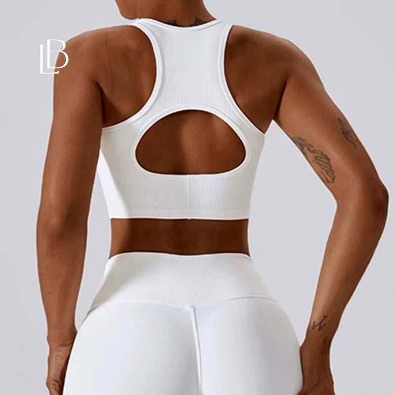 Top Fitness Feminino Sculpt Branco