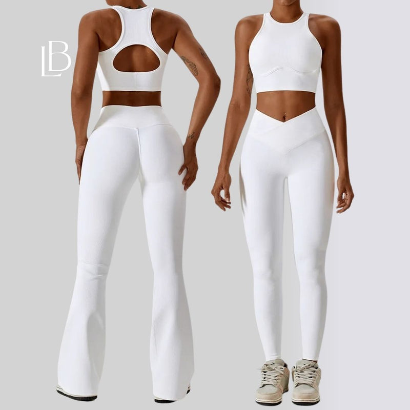 Top Fitness Feminino Sculpt Branco