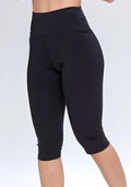 Legging Corsário Fitness Blackout – Alta Compressão, Zero Transparência & Proteção UV