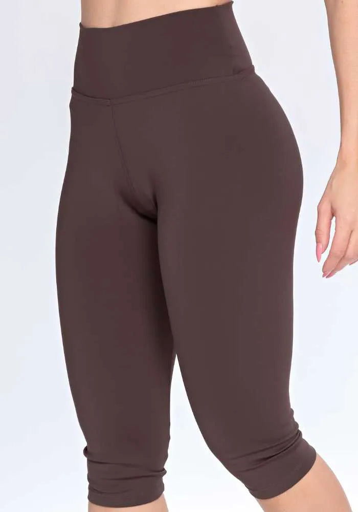 Legging Corsário Fitness Blackout – Alta Compressão, Zero Transparência & Proteção UV